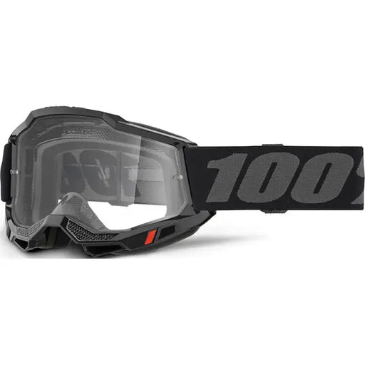 100% Accuri 2 Goggle Black - Clear Lens 100 Percent