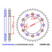 50T Honda Rear Sprocket (210) SuperSprox