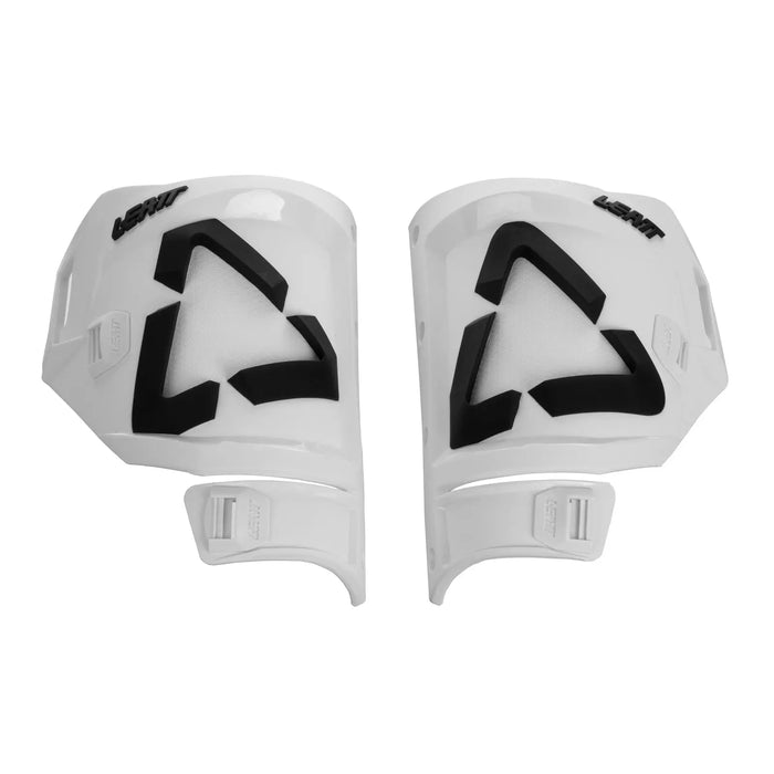 Leatt 5.5 Boot Shin Plate Kit - White / Black, Pair (US10/11)