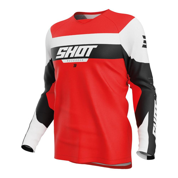 Shot Draw Kid League Jersey Red Shot