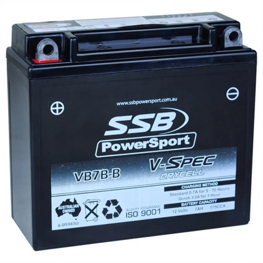 12V SSB V-Spec High Performance AGM Battery 4-VB7B-B SSB