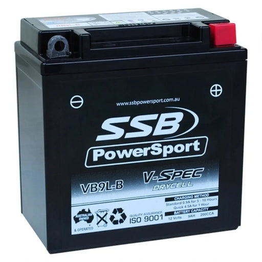 12V SSB V-Spec High Performance AGM Battery 4-VB9L-B SSB