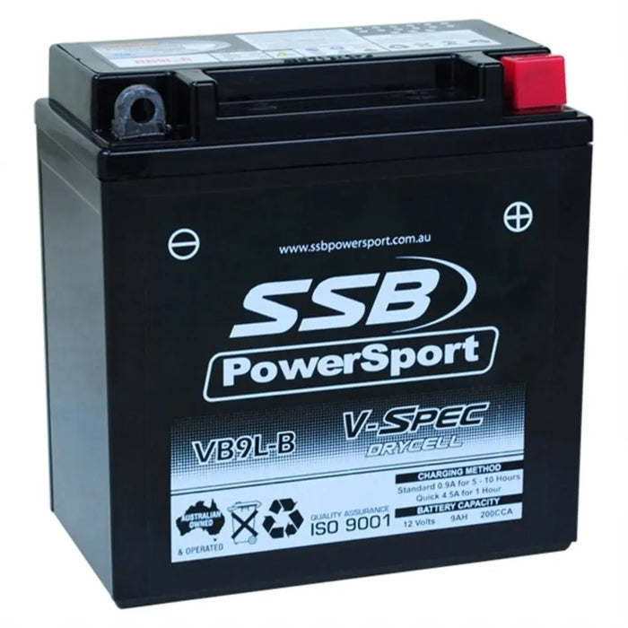 12V SSB V-Spec High Performance AGM Battery 4-VB9L-B SSB