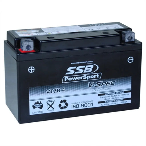 12V SSB V-Spec High Performance AGM Battery 4-VT7B-4 SSB