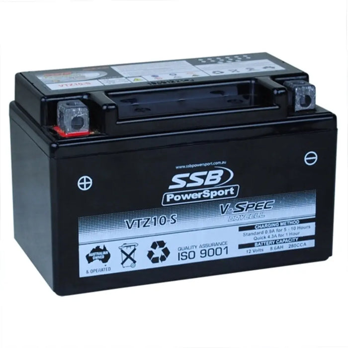 12V SSB V-Spec High Performance AGM Battery 4-VTZ10-S SSB