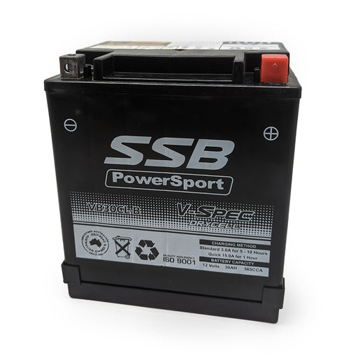 12V SSB V-Spec High Performance AGM Battery 4-VB30CL-B SSB