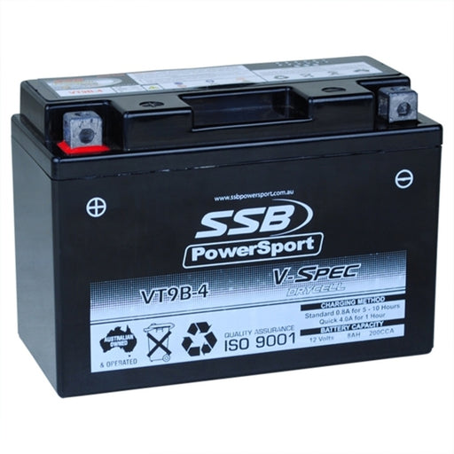 12V SSB V-Spec High Performance AGM Battery 4-VT9B-4 SSB