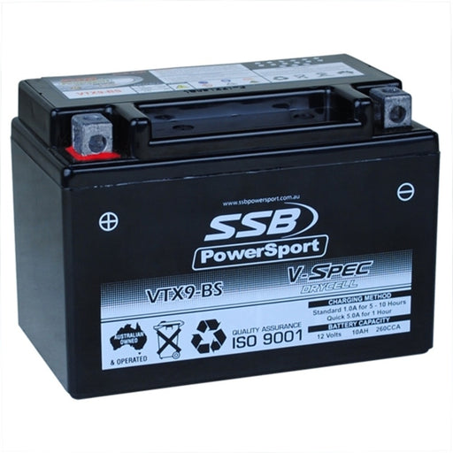 12V SSB V-Spec High Performance AGM Battery 4-VTX9-BS SSB