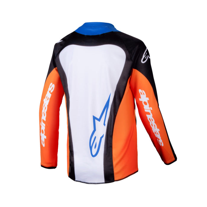 2025 YOUTH RACER MELT JERSEY ORANGE BLUE