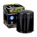 Hiflo Filtro - Oil Filter (Chrome, Black, With nut) HiFlo