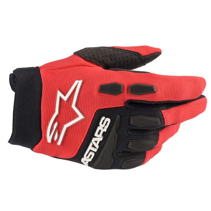 Youth Full Bore Glove / Bright Red/Black