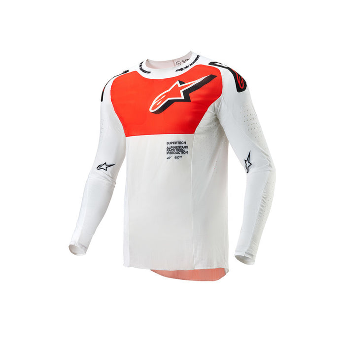 2024 SUPERTECH WARD JERSEY / WHITE HOT ORANGE Alpinestars