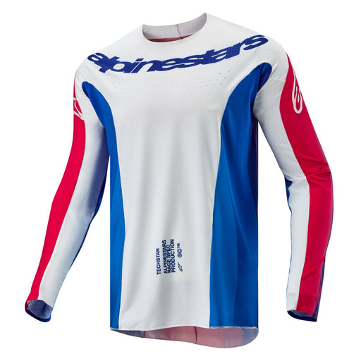 2024 TECHSTAR PNEUMA JERSEY / BLUE MARS RED WHITE Alpinestars