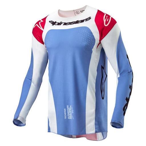 2024 TECHSTAR OCURI JERSEY / LIGHT BLUE MARS RED WHITE Alpinestars