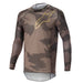 SUPERTECH JERSEY LE SQUAD 23 / DARKBROWN KARGAROO GOLD Alpinestars