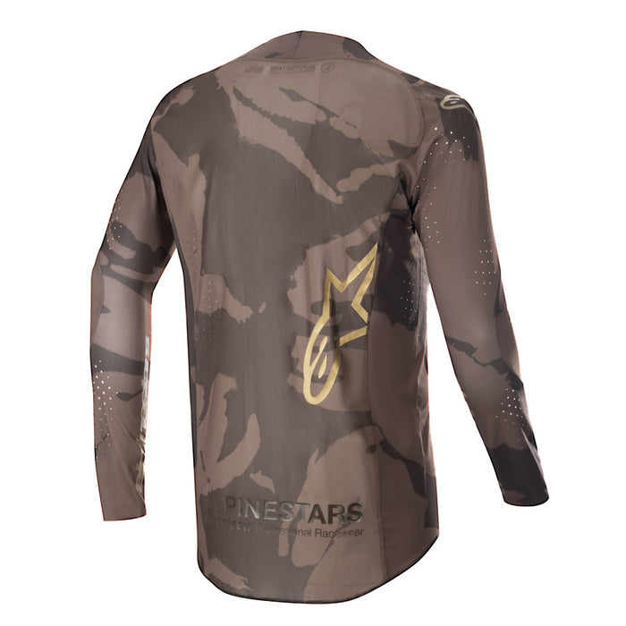 SUPERTECH JERSEY LE SQUAD 23 / DARKBROWN KARGAROO GOLD Alpinestars