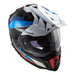 LS2 MX701 Explorer Carbon Frontier Helmet - Black / Blue LS2