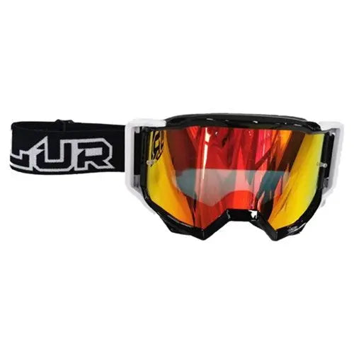 Blur OTG Clear Lens Goggles Black and Rad Red Blur