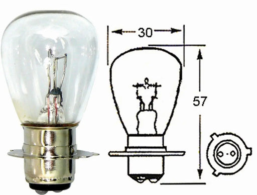 MCS H Light Bulb 3 Pin 6V 25/25(10/Box) MCS