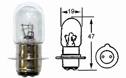 MCS H Light Bulb 1 Pin 12V 35/35(10/Box) MCS