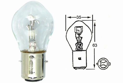 MCS H Light Bulb 12V 35/35 Euro Base(10/Box) MCS