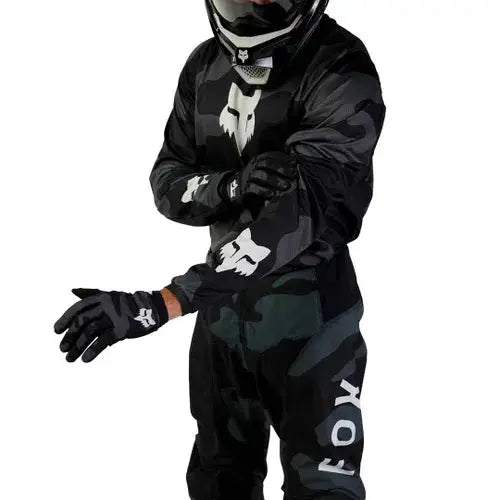 FOX 180 BNKR JERSEY - BLACK CAMO Fox