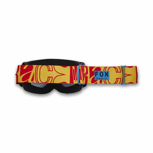 FOX MAIN SMOKE MIRRORED LENSE GOGGLES PALE YELLOW Fox