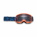 FOX MAIN SMOKE MIRRORED LENSE GOGGLES TRU BLUE Fox