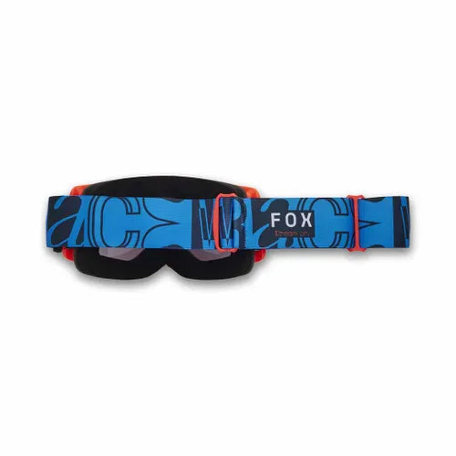 FOX MAIN SMOKE MIRRORED LENSE GOGGLES TRU BLUE Fox