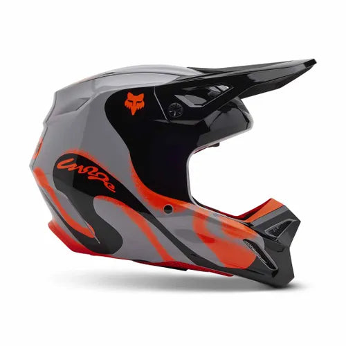 FOX V1 EMOTION HELMET - STEEL GREY Fox