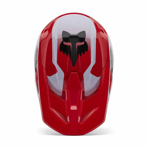 FOX V1 LEAN HELMET - FLO RED Fox