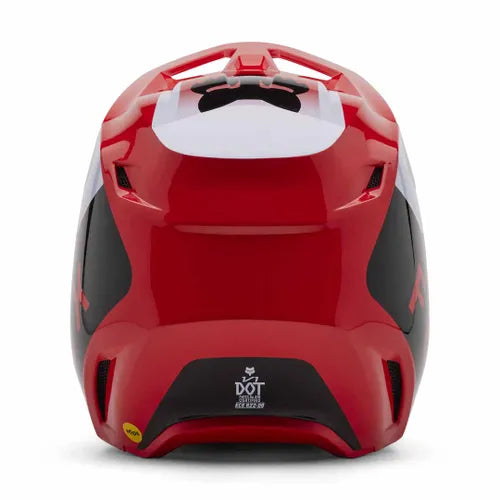 FOX V1 LEAN HELMET - FLO RED Fox