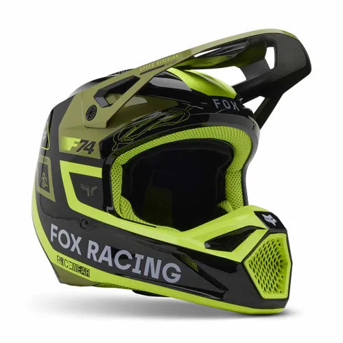 FOX V1 RACE SPEC HELMET - PALE GREEN Fox