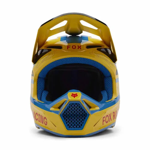 FOX V1 RACE SPEC HELMET - PALE YELLOW Fox