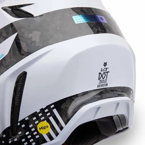 FOX V3 RS - 50TH LE HELMET - WHITE Fox