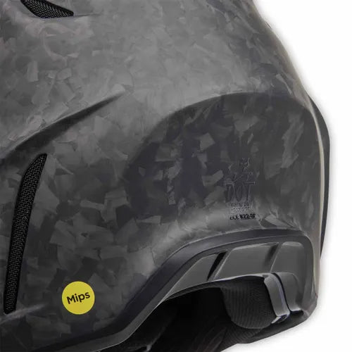 FOX V3 RS CARBON SOLID HELMET - MATTE BLACK Fox