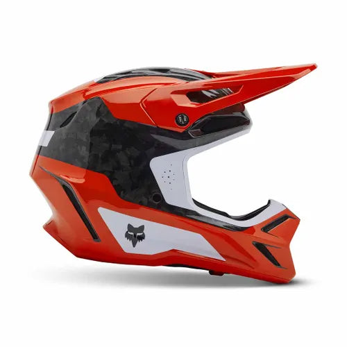 FOX V3 RS INFINITE HELMET - FLO RED Fox