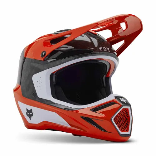 FOX V3 RS INFINITE HELMET - FLO RED Fox