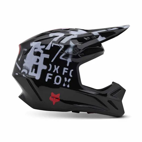 FOX V3 SEVENTY4 HELMET - BLACK Fox