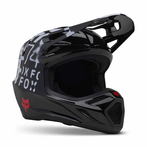 FOX V3 SEVENTY4 HELMET - BLACK Fox