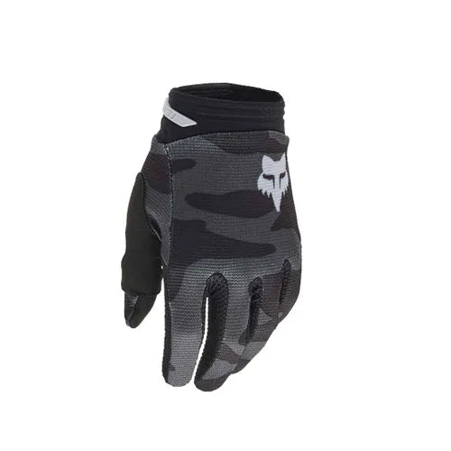 FOX YOUTH 180 BNKR GLOVE BLACK/CAMO Fox