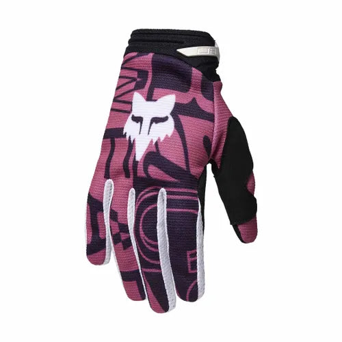 FOX YOUTH GIRLS 180 RACE SPEC GLOVES GUAVA Fox