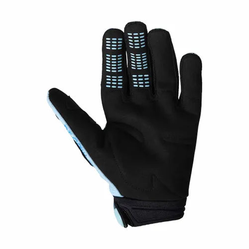 FOX YOUTH GIRLS 180 RACE SPEC GLOVES LIGHT BLUE Fox