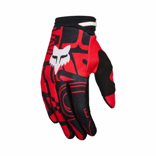 FOX YOUTH RACE SPEC GLOVE FLO RED Fox