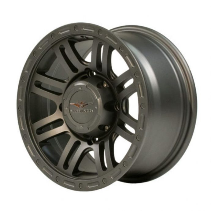 Alloy Wheel Falcon Ridge - SBL-8S Glide 14x7 - 4/137 Gun Metal Grey Aussie Powersports