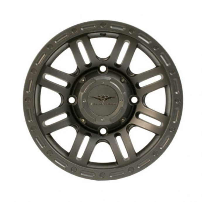 Alloy Wheel Falcon Ridge - SBL-8S Glide 14x7 - 4/137 Gun Metal Grey Aussie Powersports