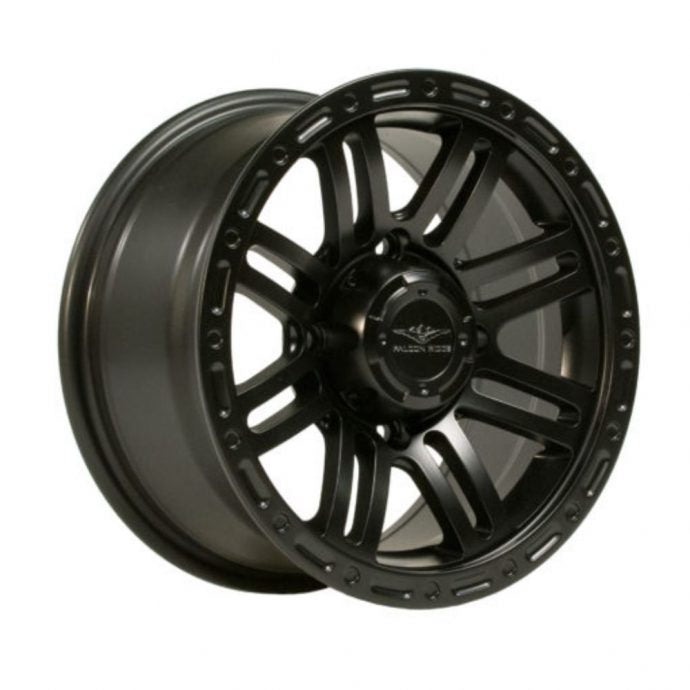 Alloy Wheel Falcon Ridge - SBL-8S Glide 14x7 - 4/137 Black Aussie Powersports