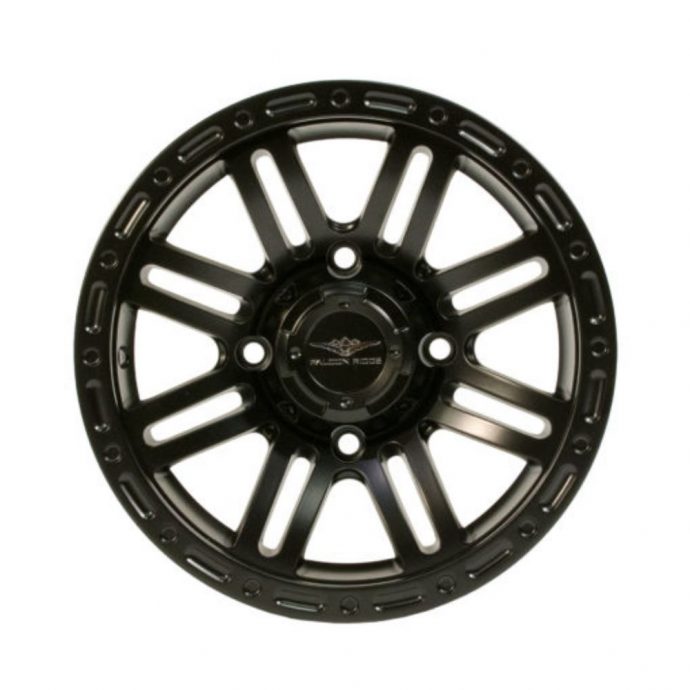 Alloy Wheel Falcon Ridge - SBL-8S Glide 15x7 - 4/156 Black Aussie Powersports