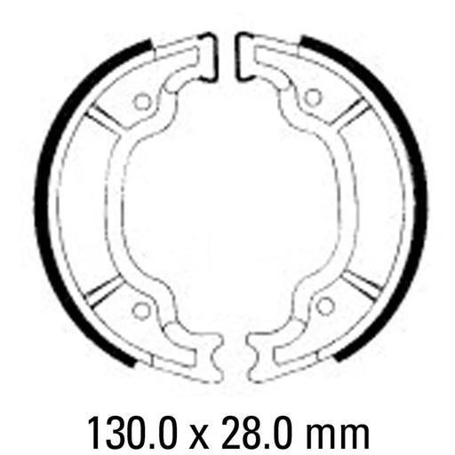 Ferodo Brake Shoe Set - Fsb947A [Eco Friction] [Bq10] Ferodo