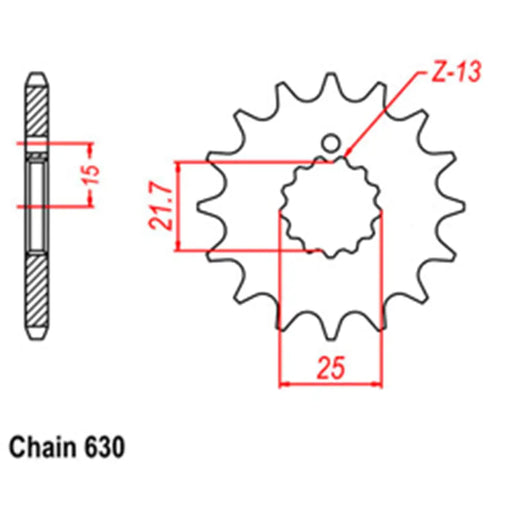 Front Sprocket - Steel 001 JT Sprockets